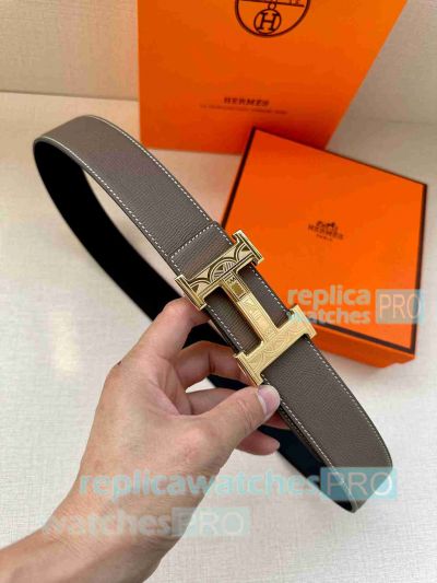 High Quality Replica HERMES Reversible Leather Belts 38mm